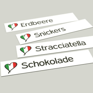 Produkt -40 Magnetschilder mit Ital.Herz
